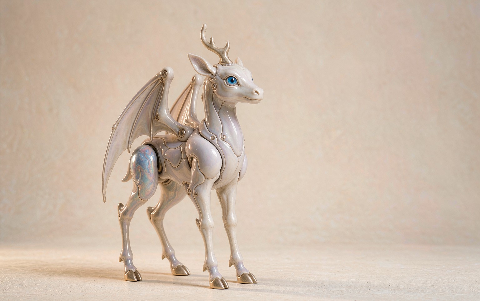 Lavender fantasy bionic creature